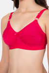 Lady Lyka Single Layered Non Wired Medium Coverage T-Shirt Bra - Hot Pink — thumbnail 7